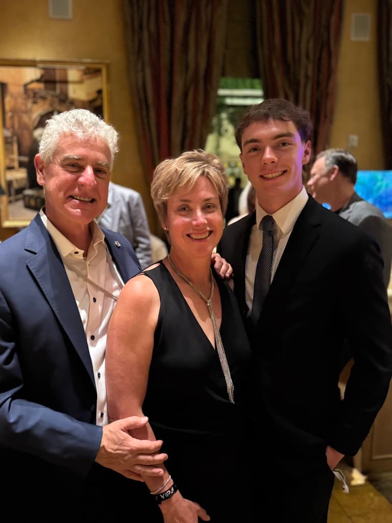 Us all looking good together and supporting PAC.